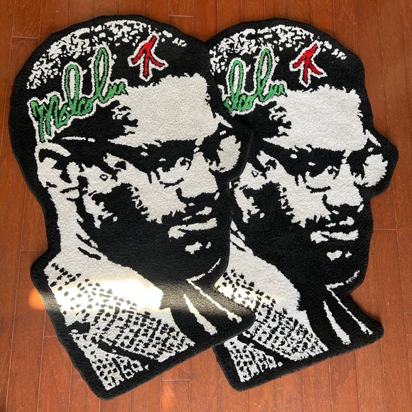 Malcolm X Rug Wall Decor RARE - Picture 8 of 9
